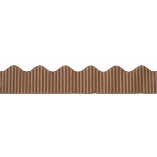 Pacon Corporation Pacon PAC37026-6 2.25 in. x 50 ft. Bordette Decorative Border; Brown - 6 Roll PAC37026-6 - main
